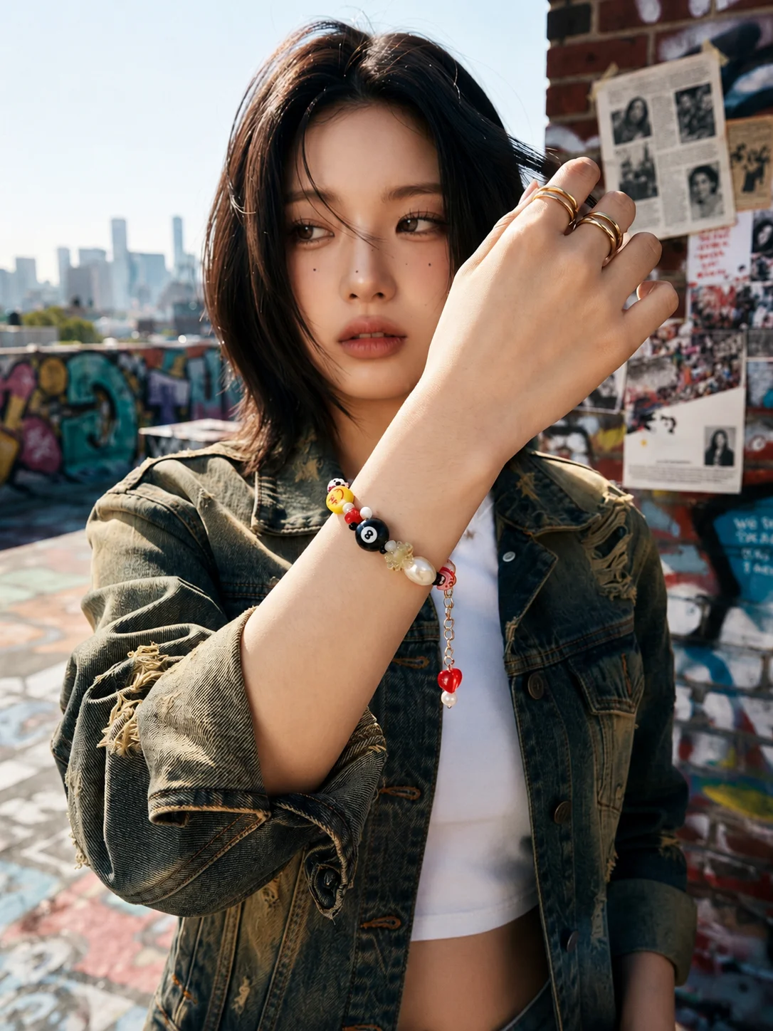 MAKE GREAT LOVE NOT GREAT WAR BRACELET 1