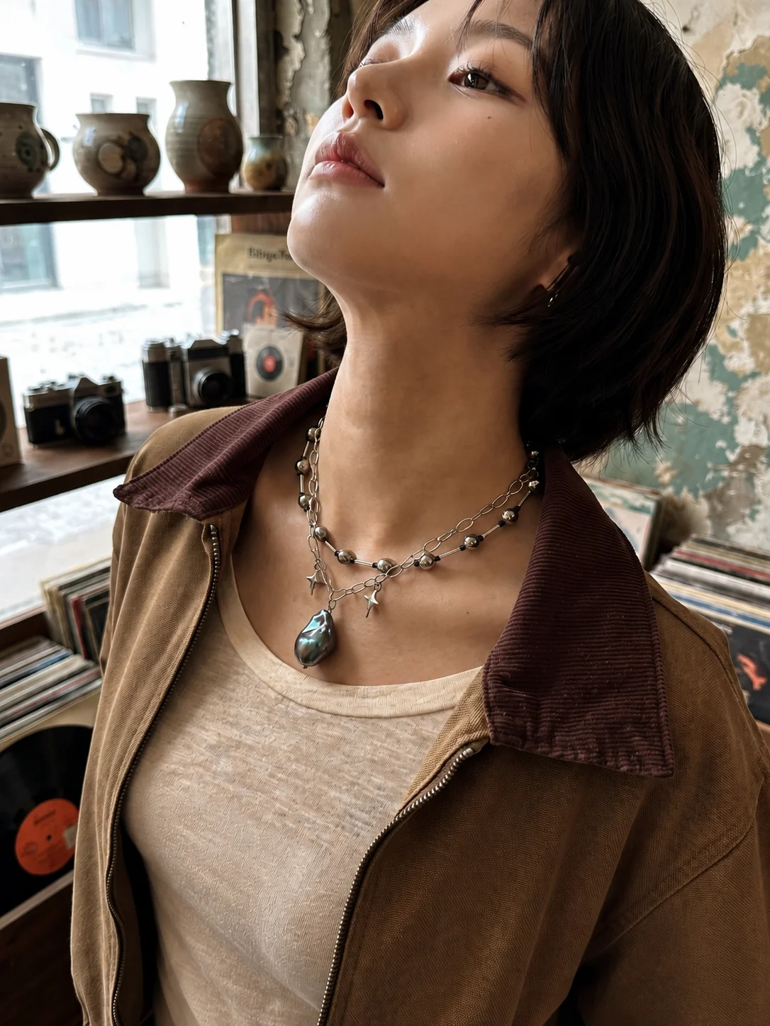 MIDNIGHT SPLASH NECKLACE
