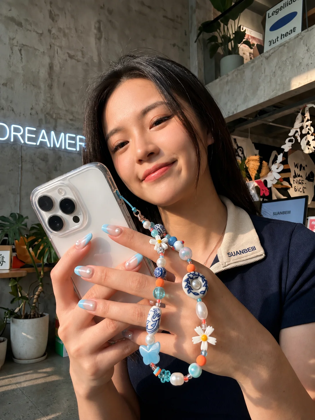 MOONLITE LOTUS PHONE STRAP