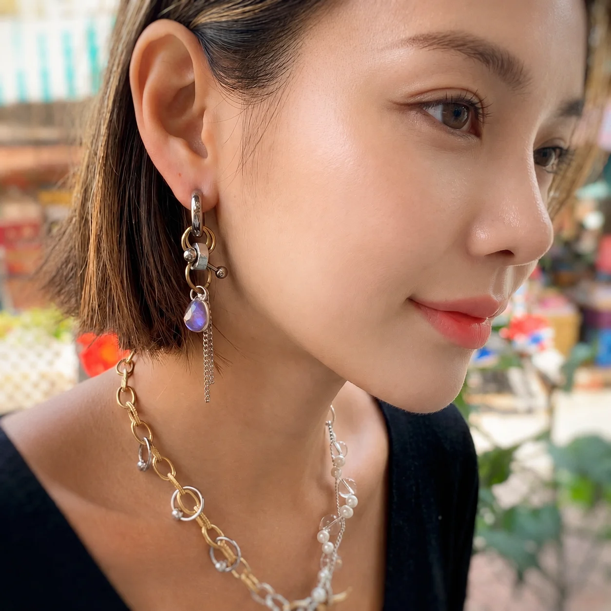 NUTTY DROP EARRINGS